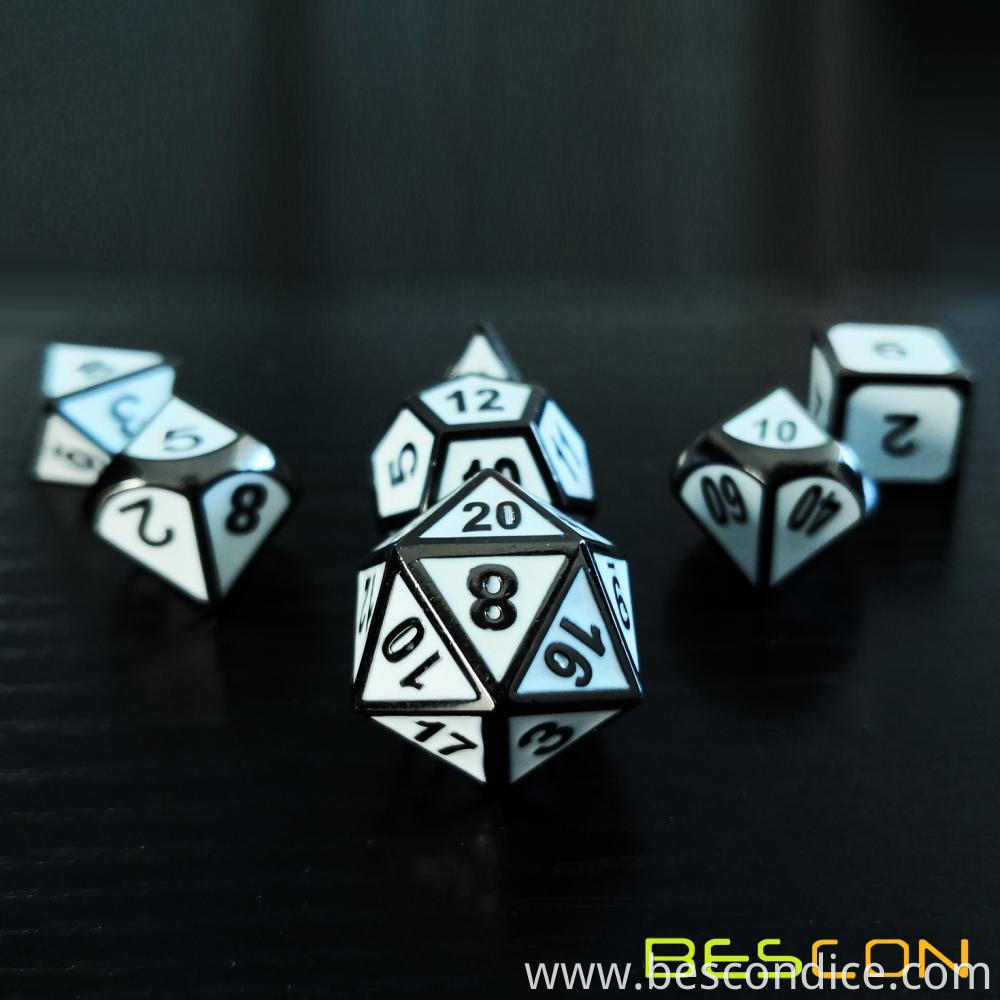 Polyhedral Metal Dice Set For Tabletop Game 10 Polyhedral Metal Dice Set For Tabletop Game 10